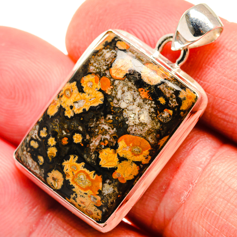 Poppy Jasper Pendants handcrafted by Anasilvercos - PD21765