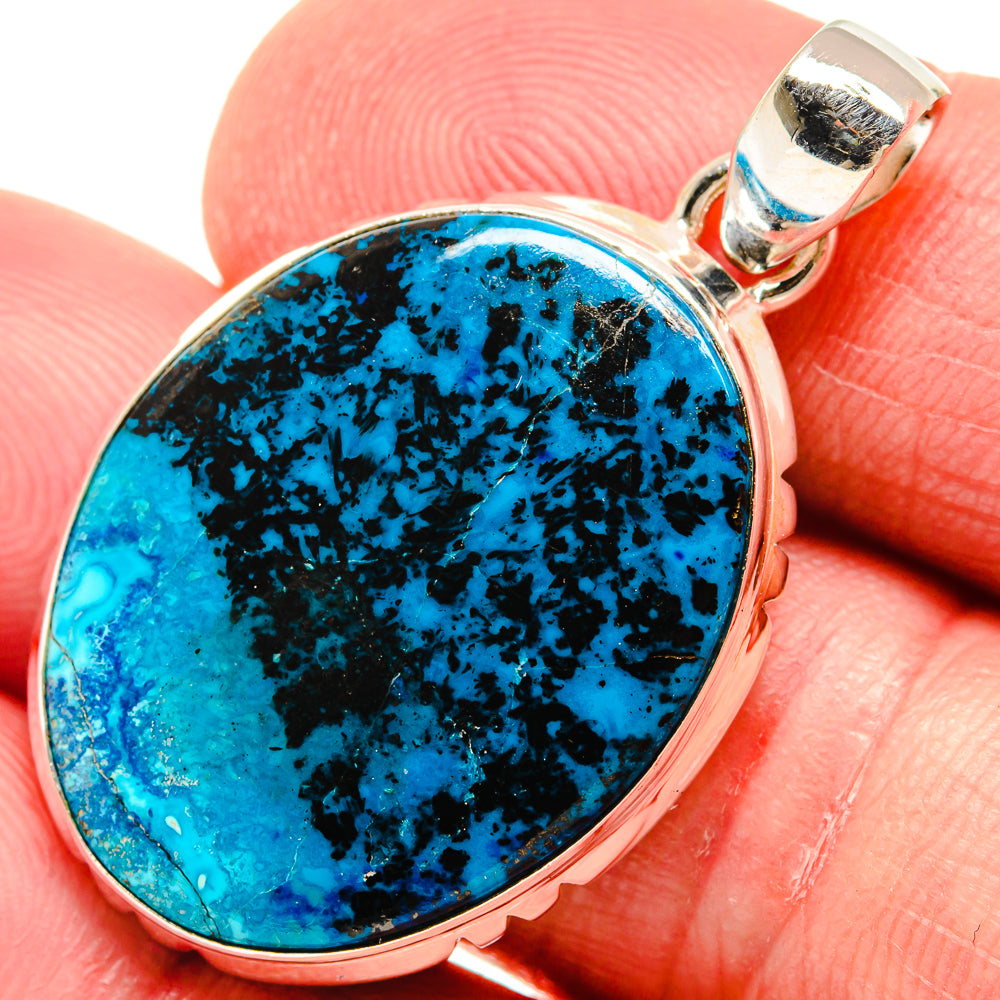 Shattuckite Pendants handcrafted by Anasilvercos - PD21771