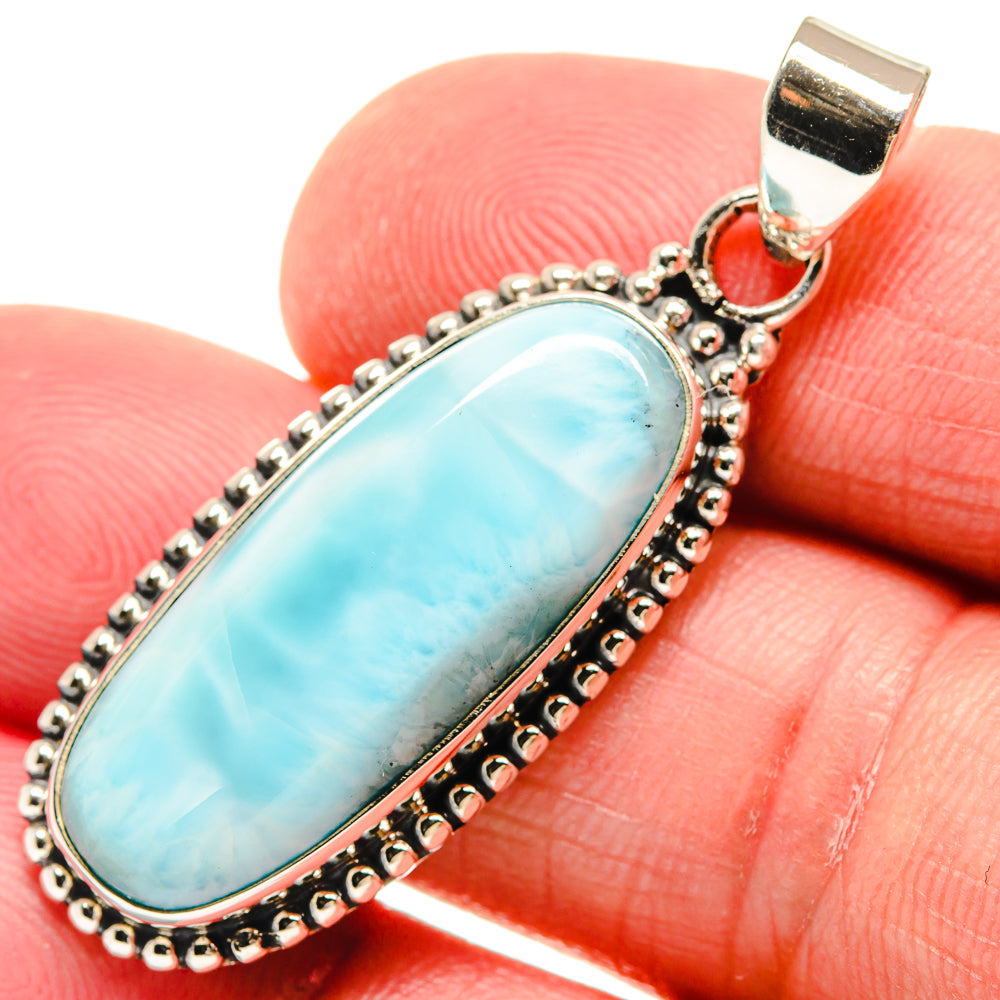 Larimar Pendants handcrafted by Anasilvercos - PD21800