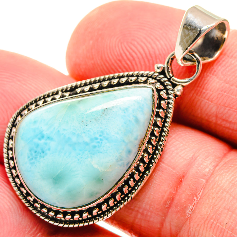 Larimar Pendants handcrafted by Anasilvercos - PD21802