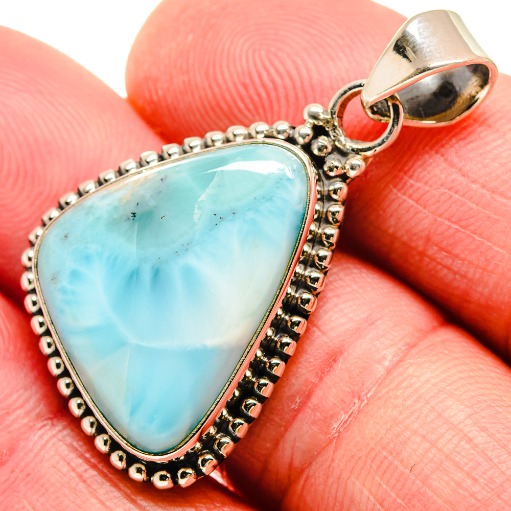 Larimar Pendants handcrafted by Anasilvercos - PD21803