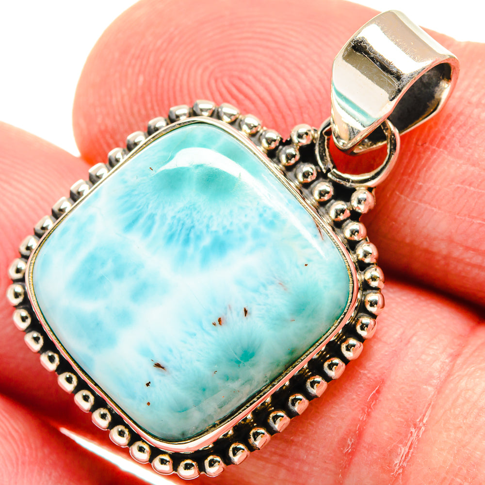 Larimar Pendants handcrafted by Anasilvercos - PD21806
