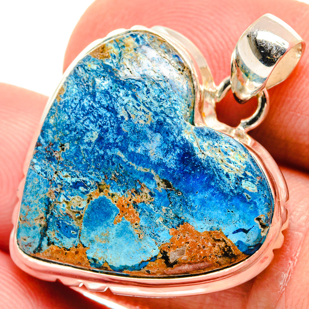 Chrysocolla Pendants handcrafted by Anasilvercos - PD21813