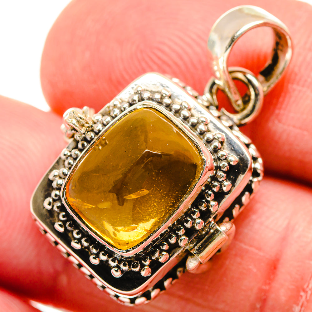 Citrine Pendants handcrafted by Anasilvercos - PD21855