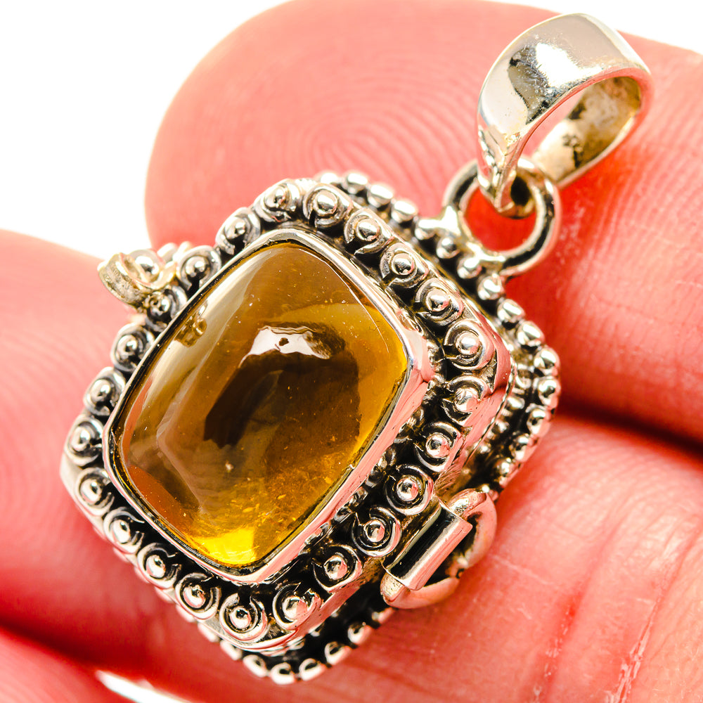 Citrine Pendants handcrafted by Anasilvercos - PD21858