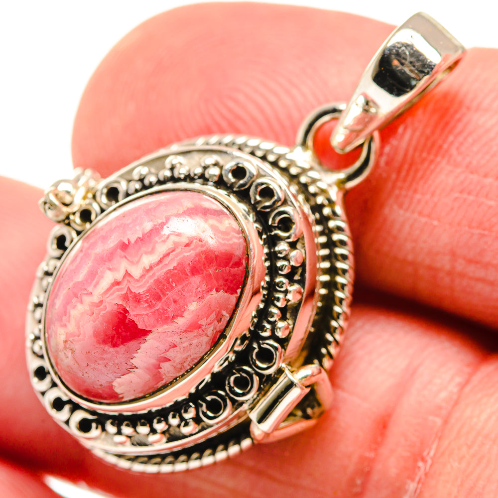 Rhodochrosite Pendants handcrafted by Anasilvercos - PD21859