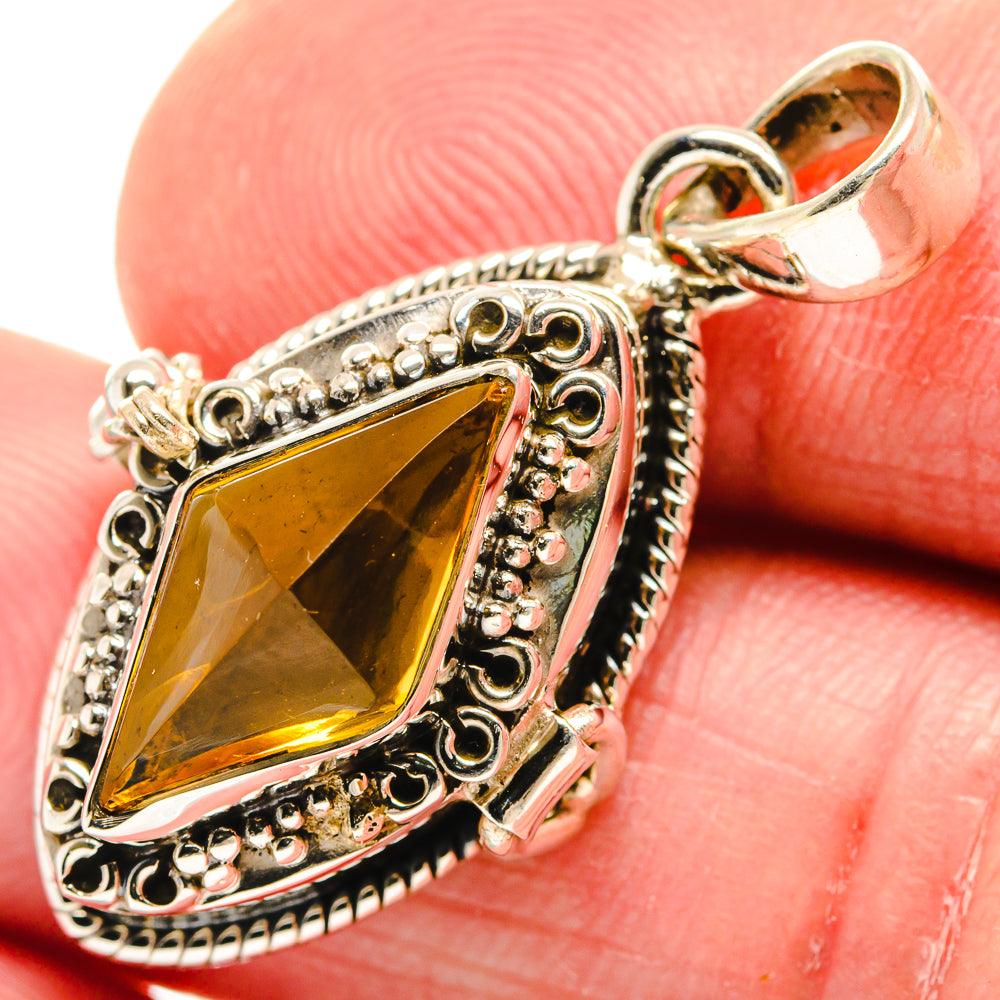 Citrine Pendants handcrafted by Anasilvercos - PD21865