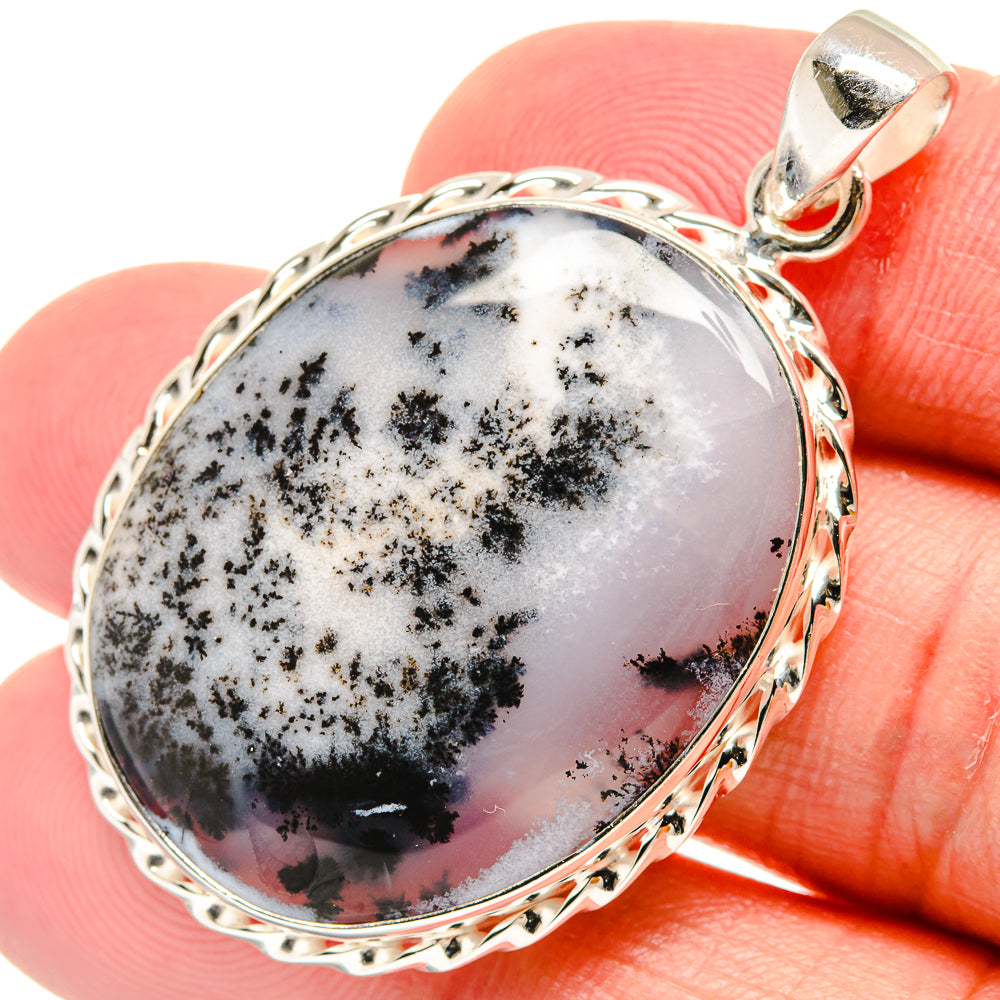 Dendritic Opal Pendants handcrafted by Anasilvercos - PD21868