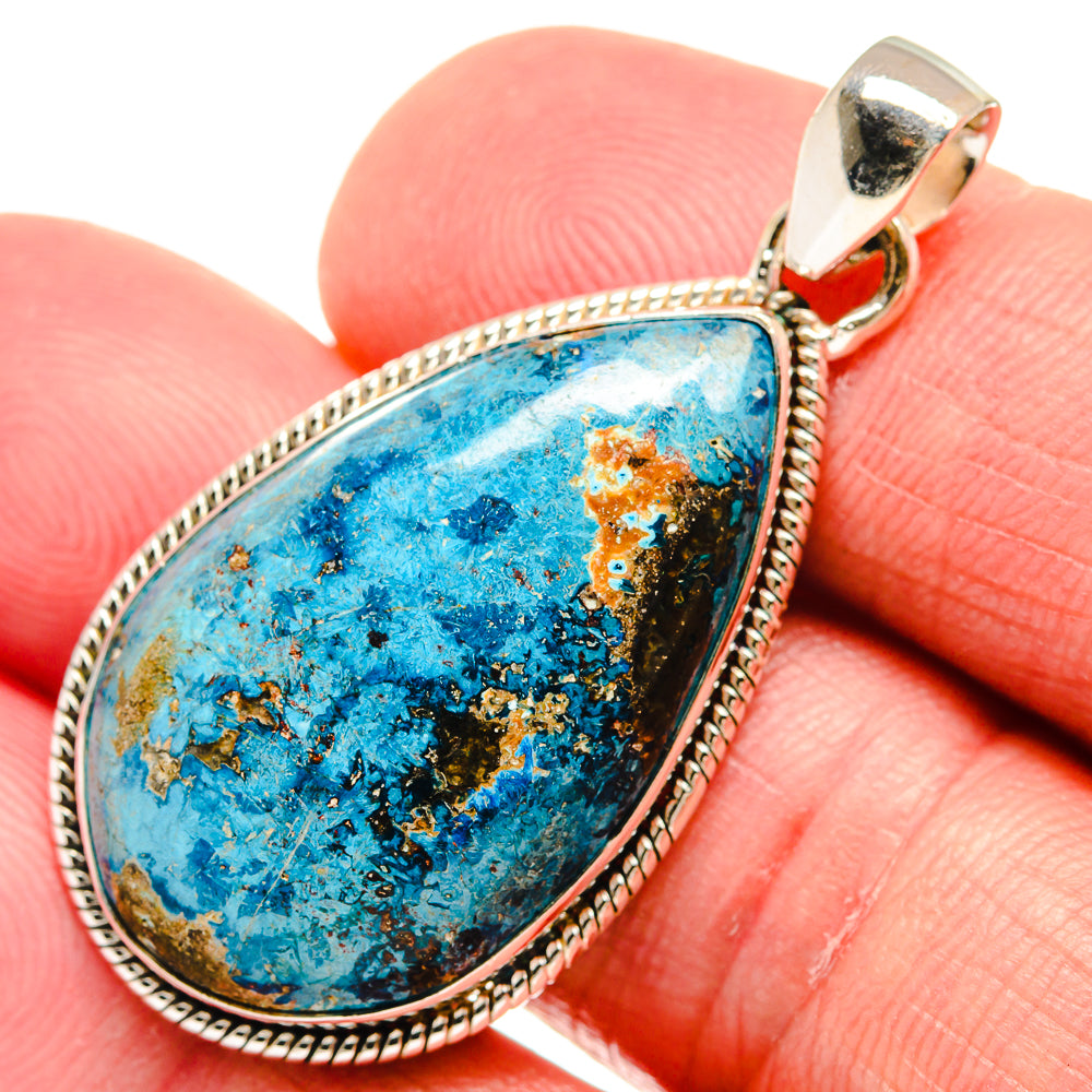 Shattuckite Pendants handcrafted by Anasilvercos - PD21877