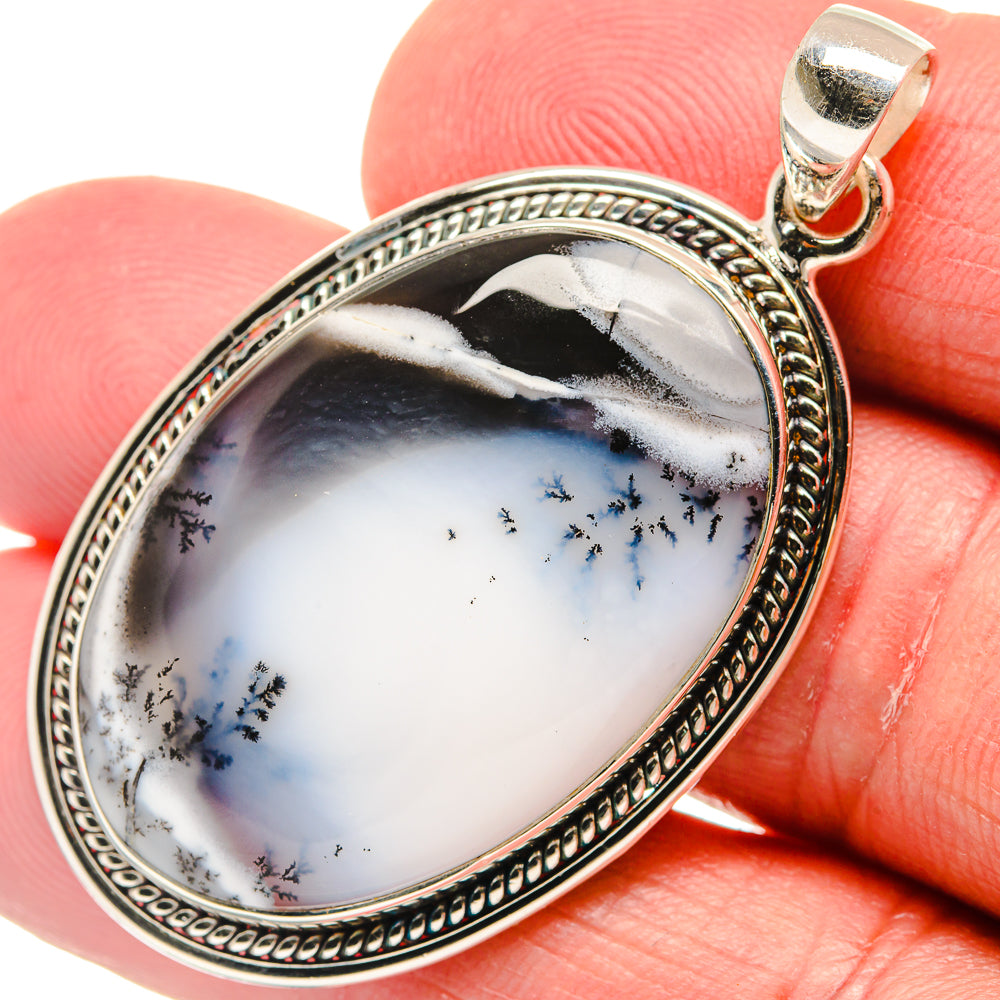 Dendritic Opal Pendants handcrafted by Anasilvercos - PD21884