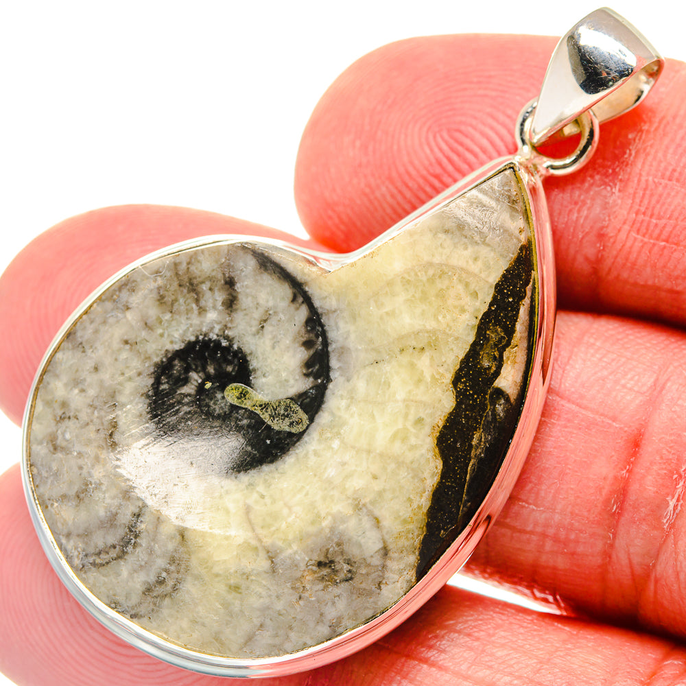Pinolith Fossil Pendants handcrafted by Anasilvercos - PD21890