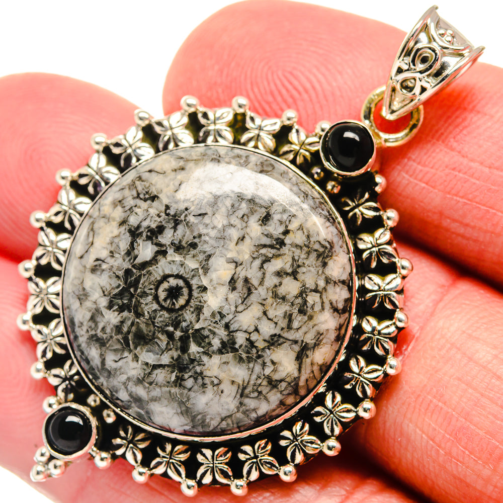 Pinolith Jasper Pendants handcrafted by Anasilvercos - PD21903