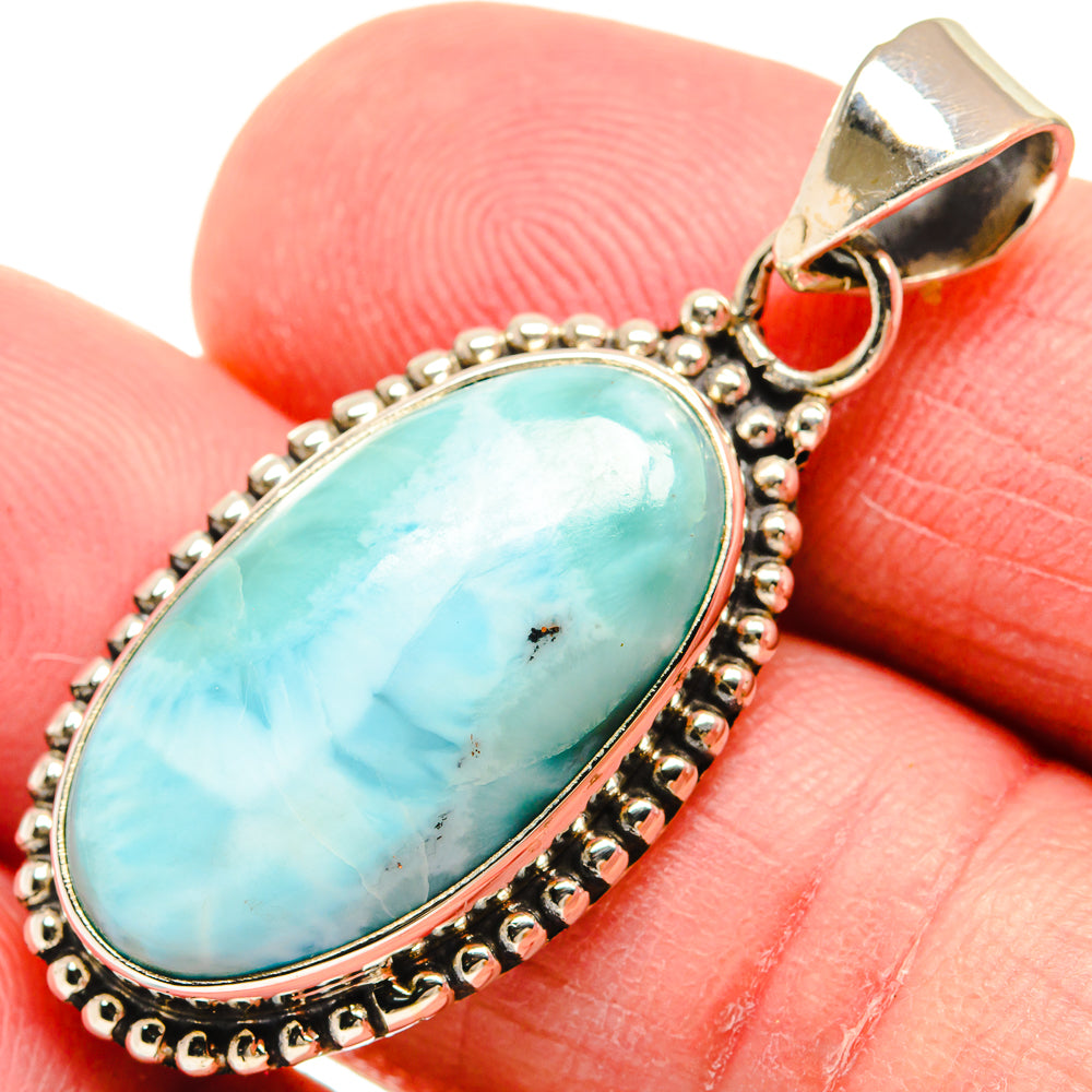 Larimar Pendants handcrafted by Anasilvercos - PD21930