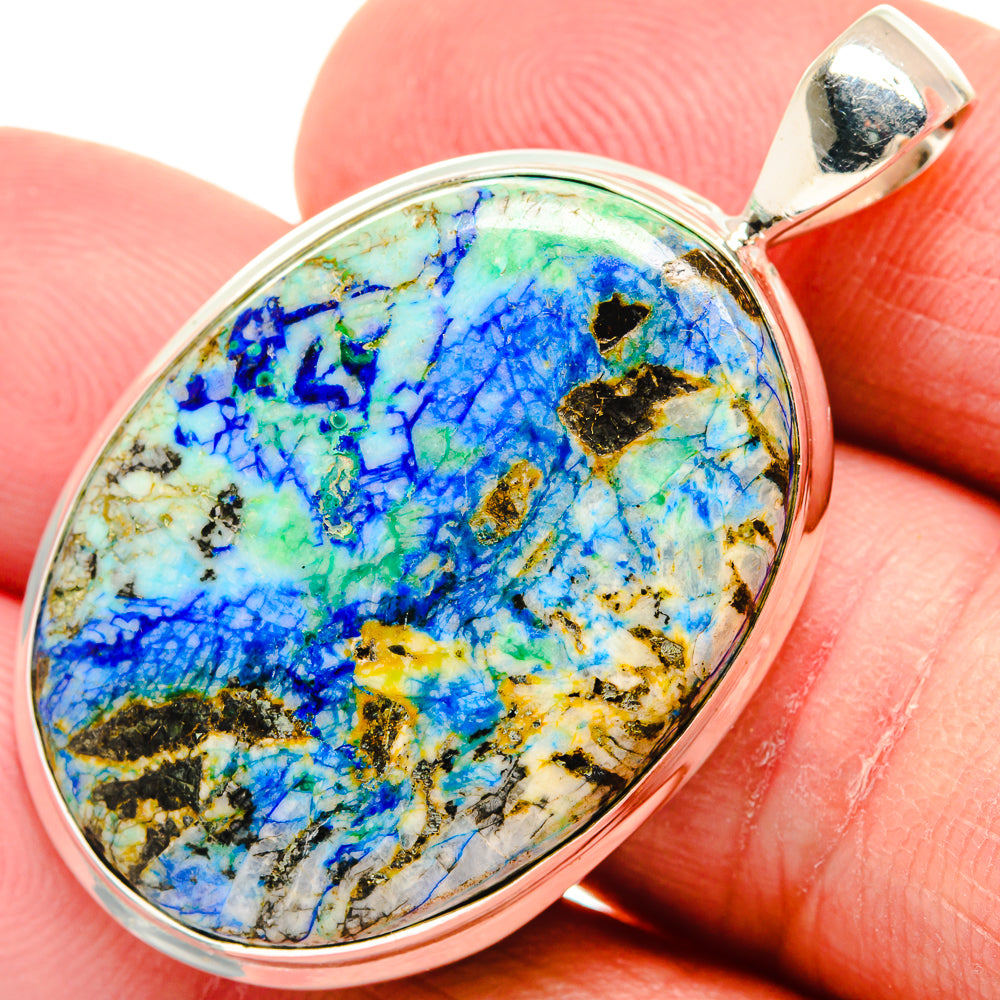 Blue Jasper Pendants handcrafted by Anasilvercos - PD21934