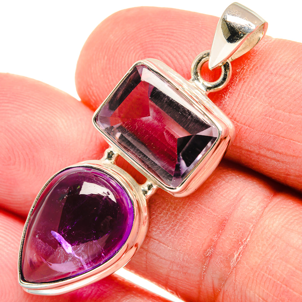 Amethyst Pendants handcrafted by Anasilvercos - PD21981