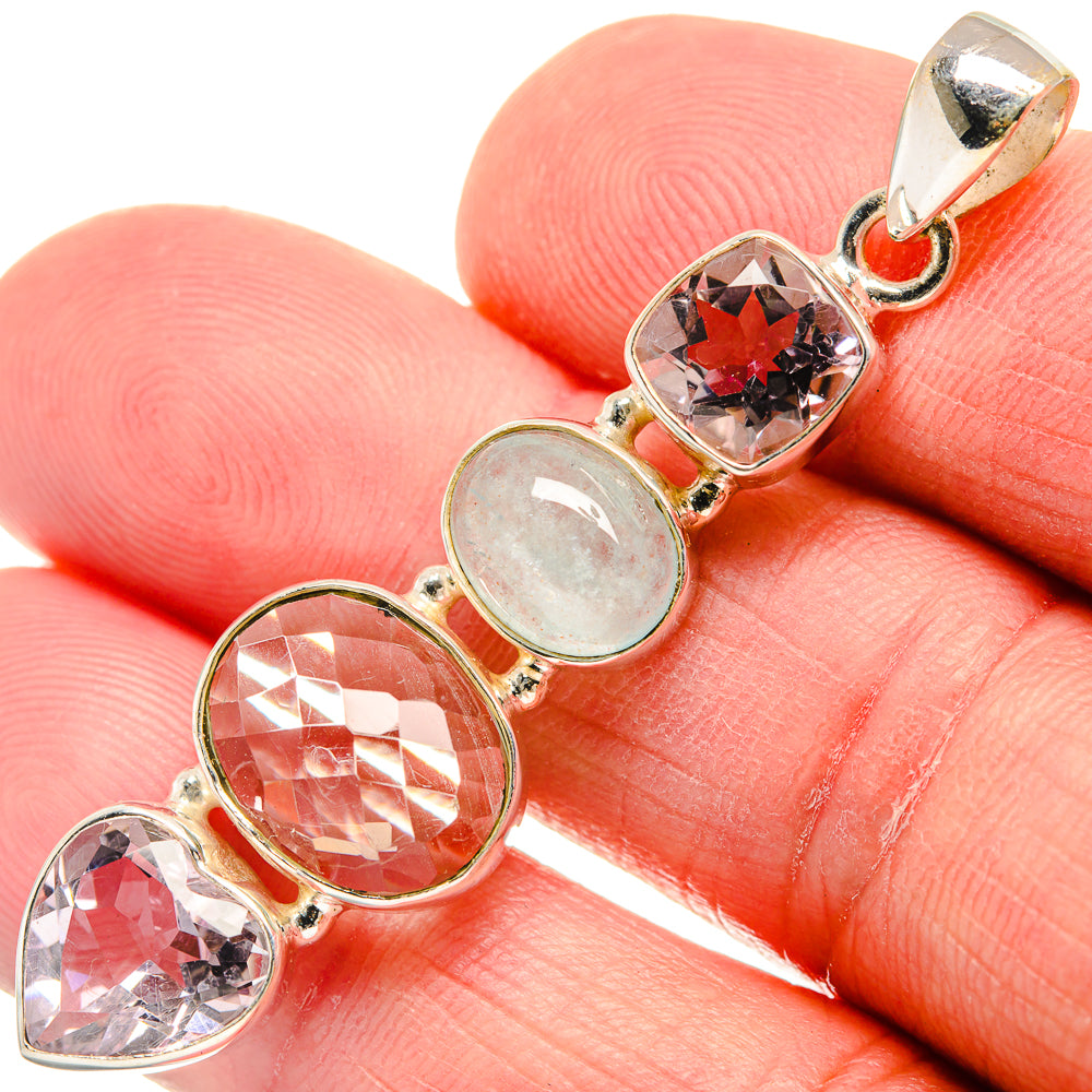 Aquamarine Pendants handcrafted by Anasilvercos - PD21985