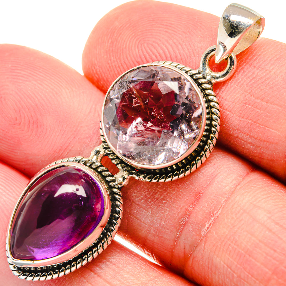 Amethyst Pendants handcrafted by Anasilvercos - PD21993