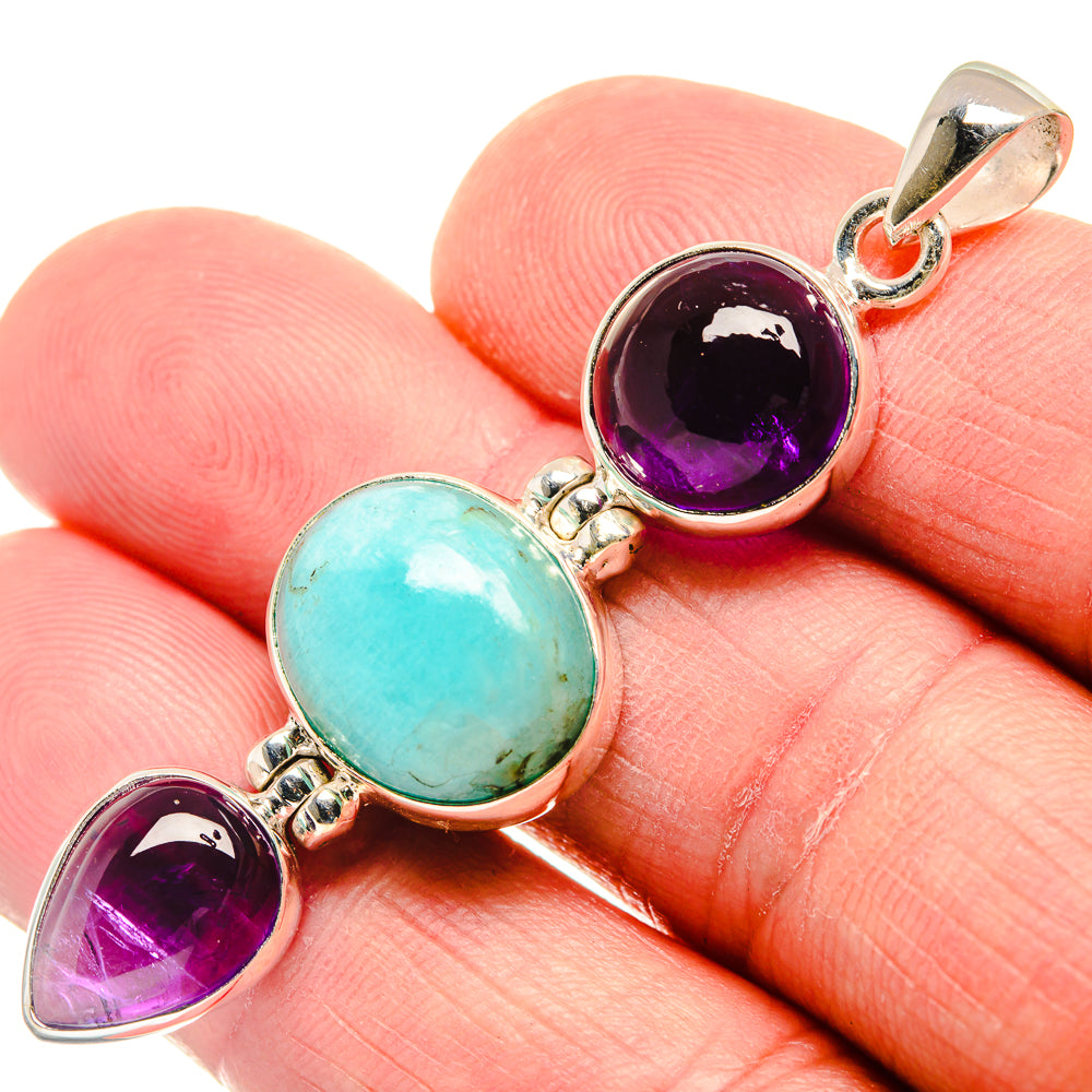 Larimar Pendants handcrafted by Anasilvercos - PD21994