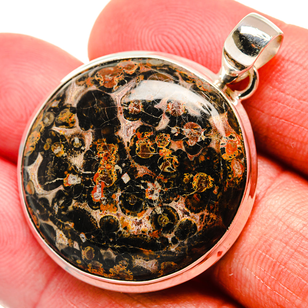 Poppy Jasper Pendants handcrafted by Anasilvercos - PD21998