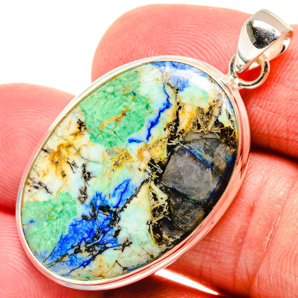 Blue Howlite Pendants handcrafted by Anasilvercos - PD22009
