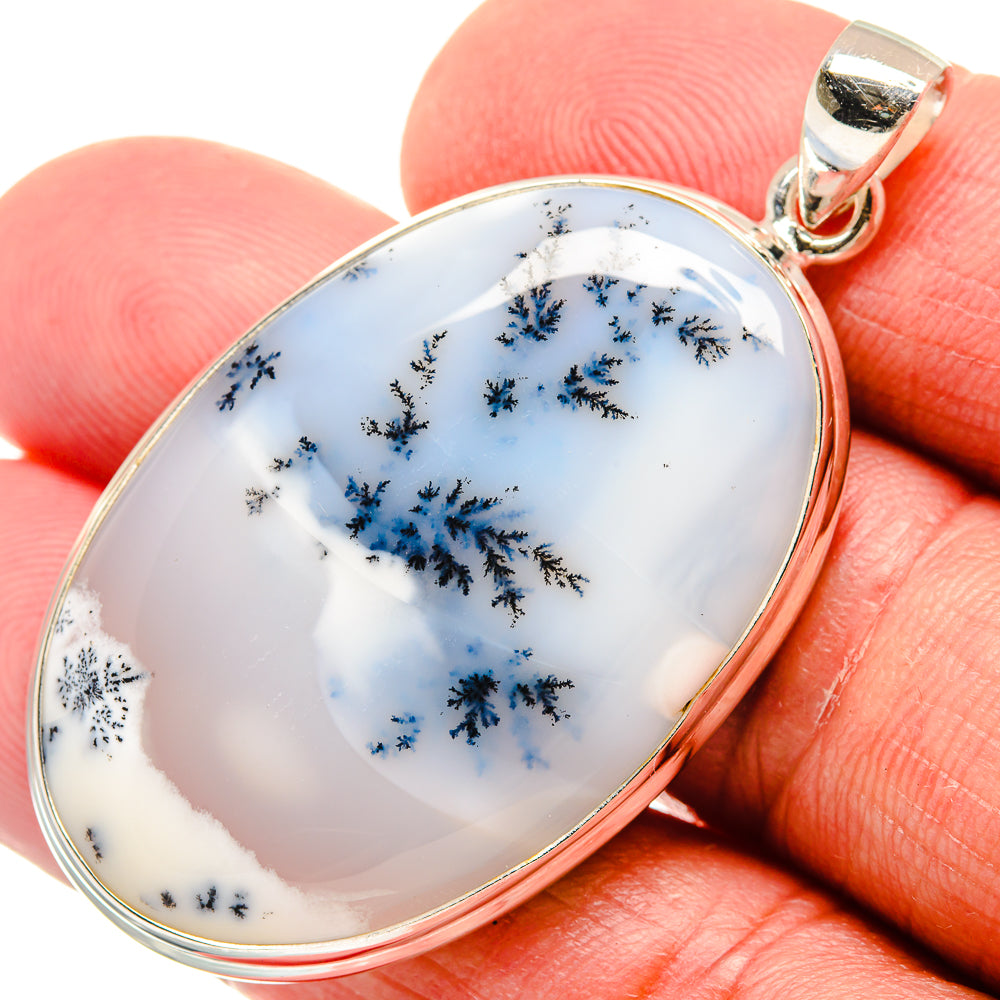 Dendritic Opal Pendants handcrafted by Anasilvercos - PD22019