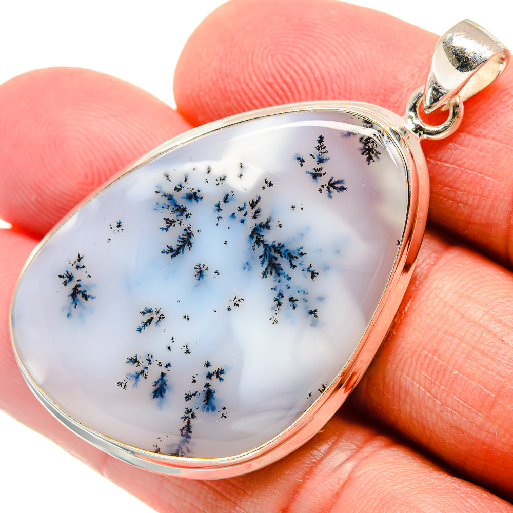 Dendritic Opal Pendants handcrafted by Anasilvercos - PD22021