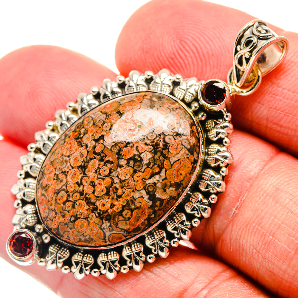 Ocean Jasper Pendants handcrafted by Anasilvercos - PD22027