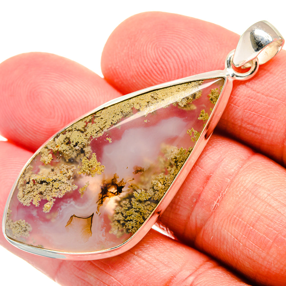 Indonesian Plume Agatge Pendants handcrafted by Anasilvercos - PD22033
