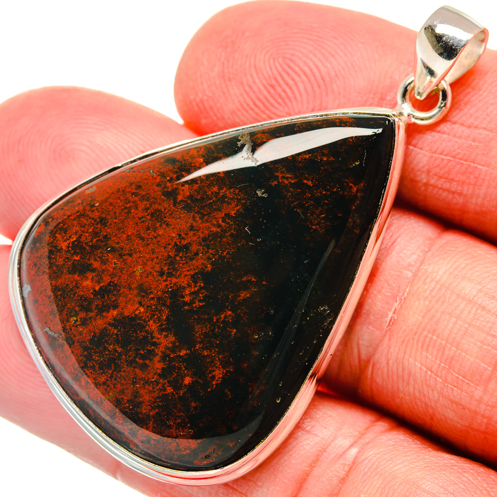 Bloodstone Pendants handcrafted by Anasilvercos - PD22046