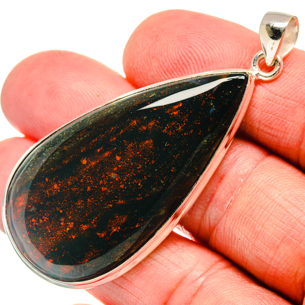 Bloodstone Pendants handcrafted by Anasilvercos - PD22051