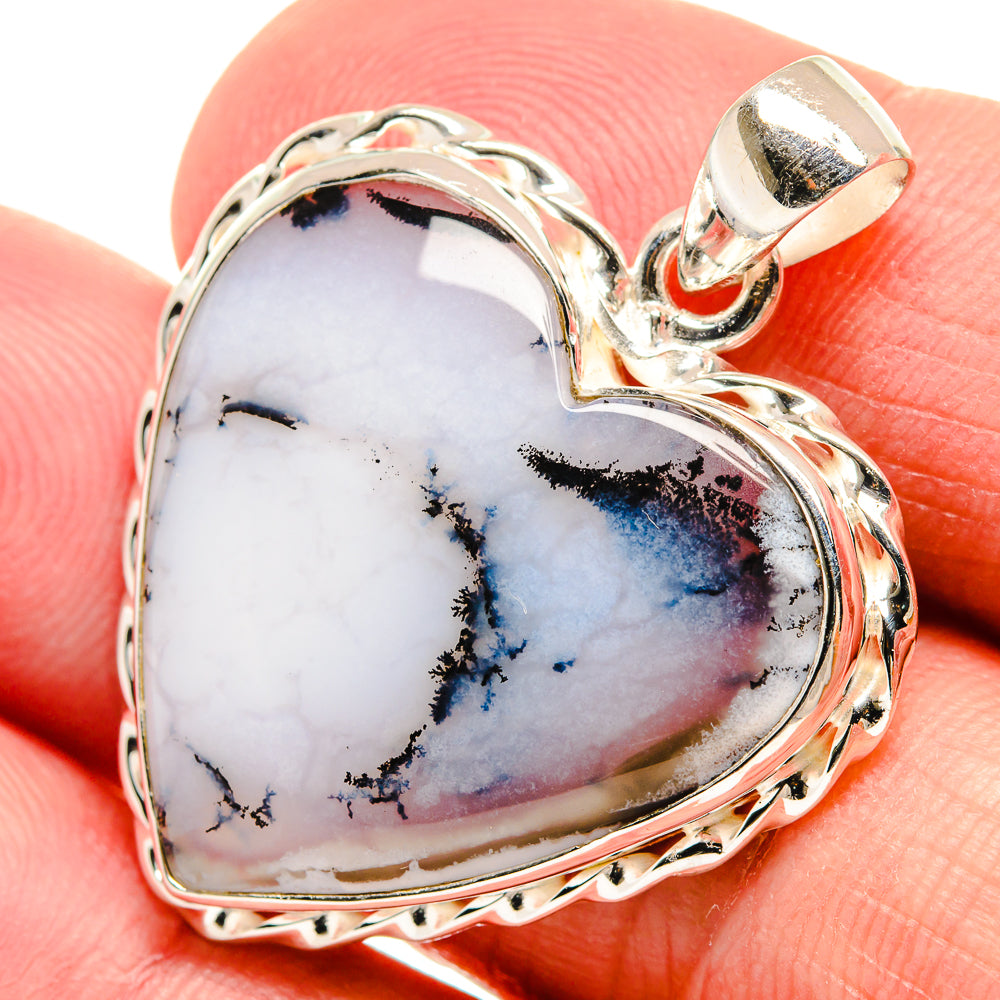 Dendritic Opal Pendants handcrafted by Anasilvercos - PD22070