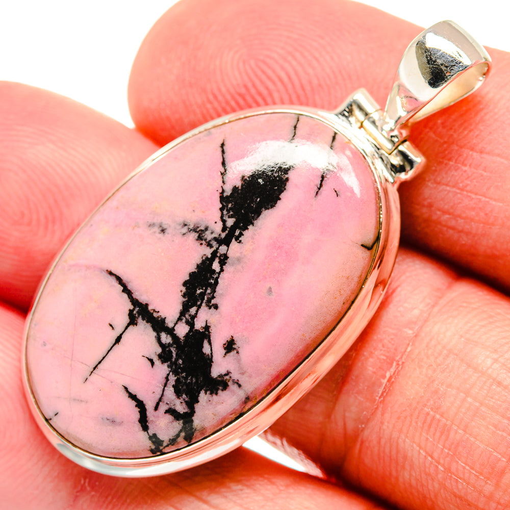 Rhodonite Pendants handcrafted by Anasilvercos - PD22074