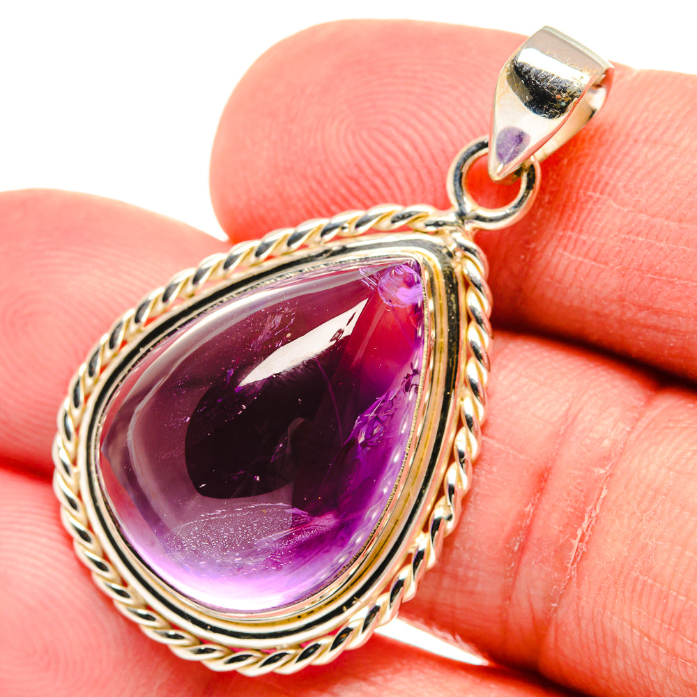 Amethyst Pendants handcrafted by Anasilvercos - PD22080
