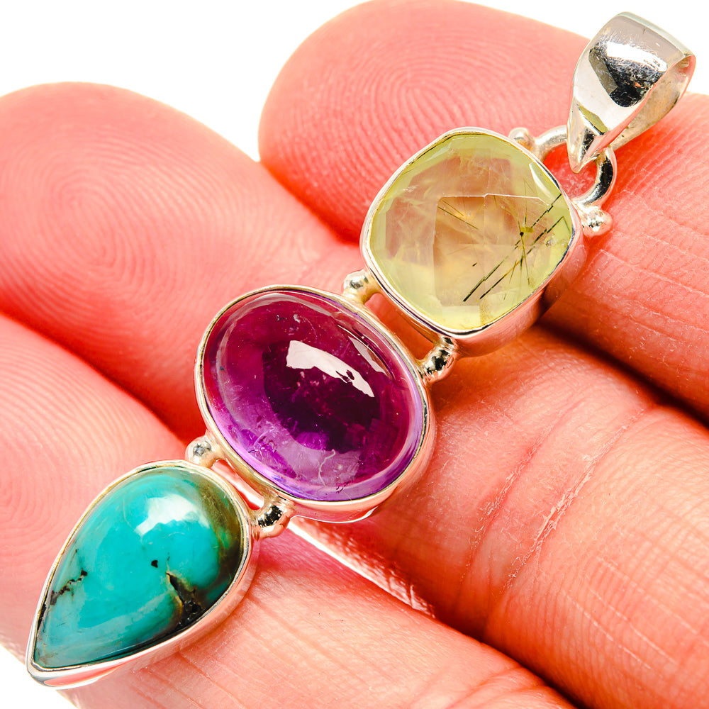Amethyst Pendants handcrafted by Anasilvercos - PD22087