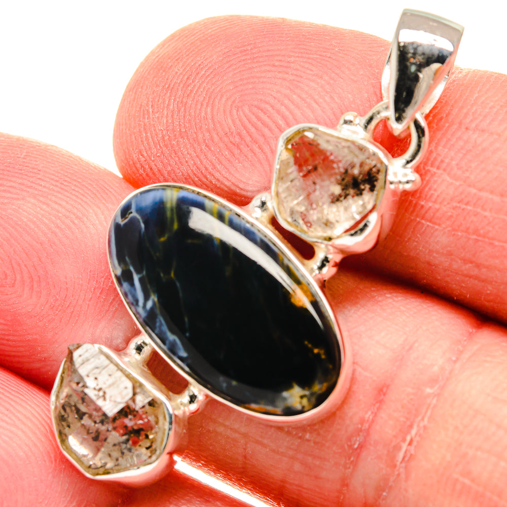 Pietersite Pendants handcrafted by Anasilvercos - PD22102