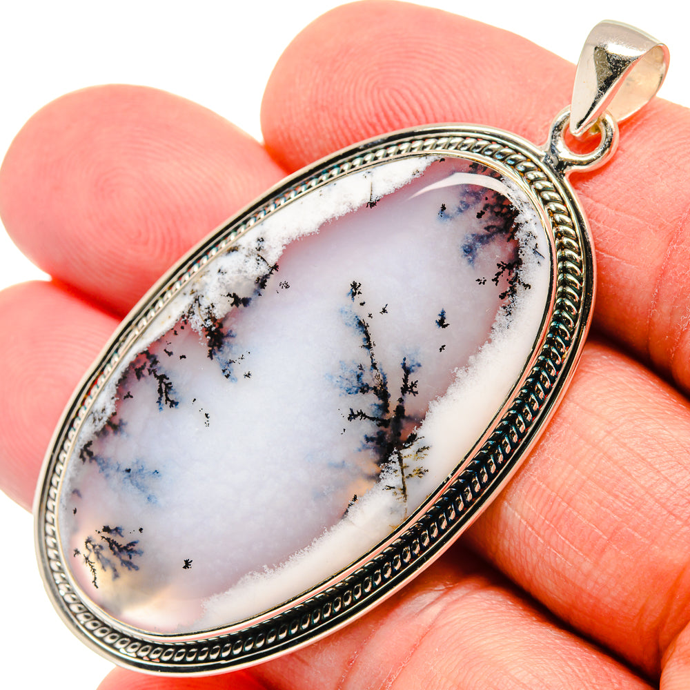 Dendritic Opal Pendants handcrafted by Anasilvercos - PD22110
