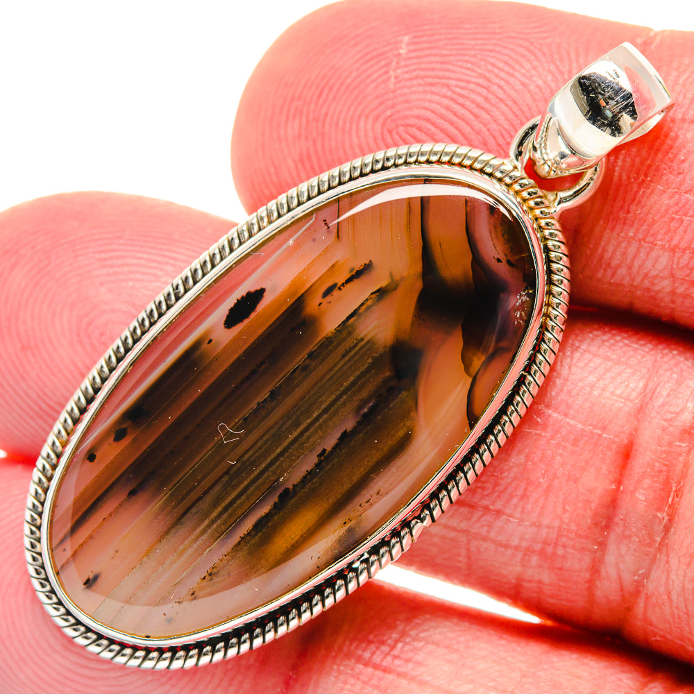 Montana Agate Pendants handcrafted by Anasilvercos - PD22121