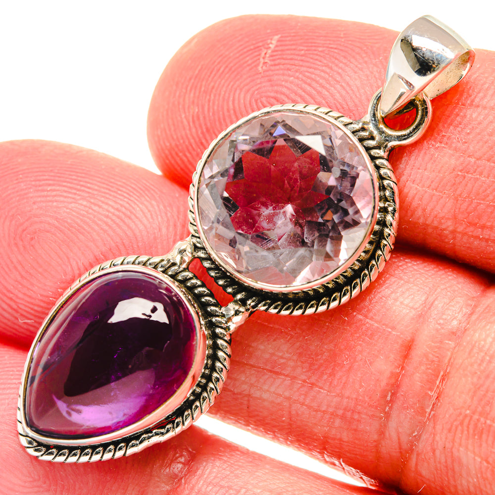 Kunzite Pendants handcrafted by Anasilvercos - PD22127