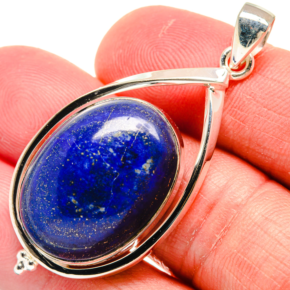 Lapis Lazuli Pendants handcrafted by Anasilvercos - PD22133