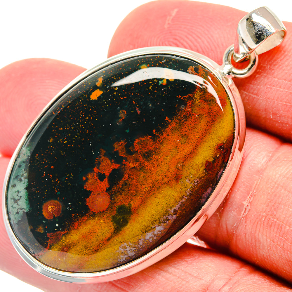 Ocean Jasper Pendants handcrafted by Anasilvercos - PD22142