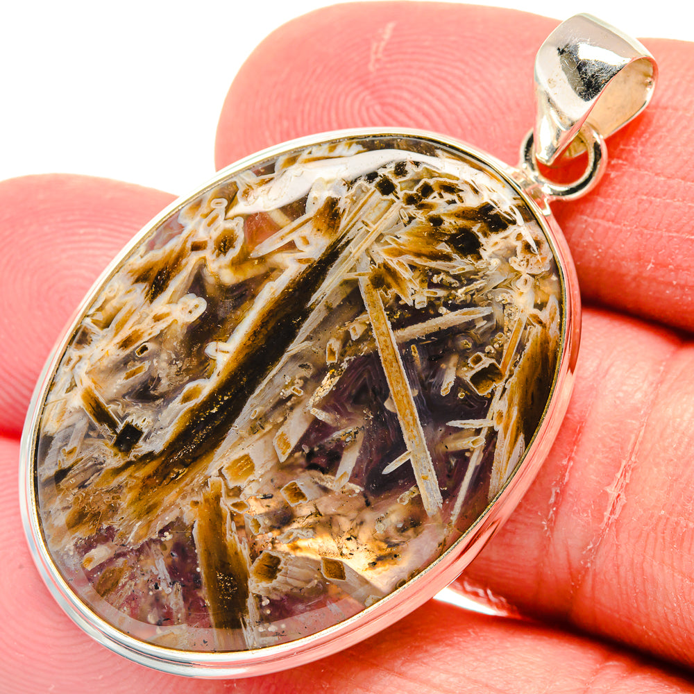 Turkish Tube Agate Pendants handcrafted by Anasilvercos - PD22145