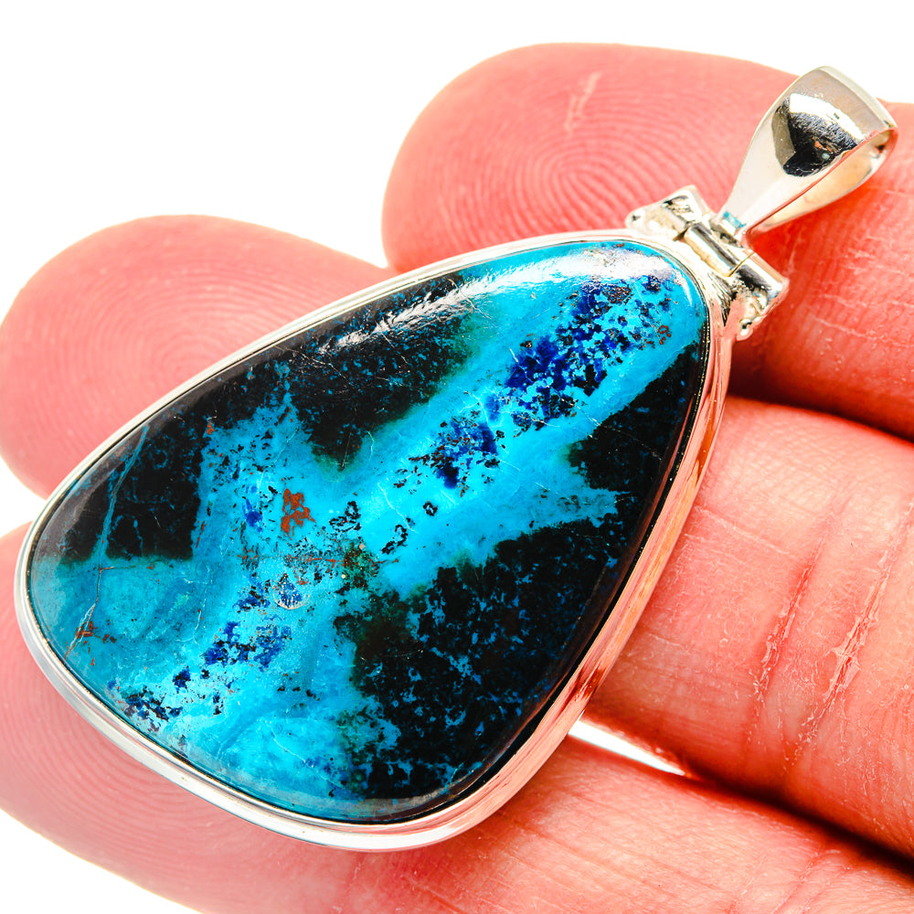 Shattuckite Pendants handcrafted by Anasilvercos - PD22147