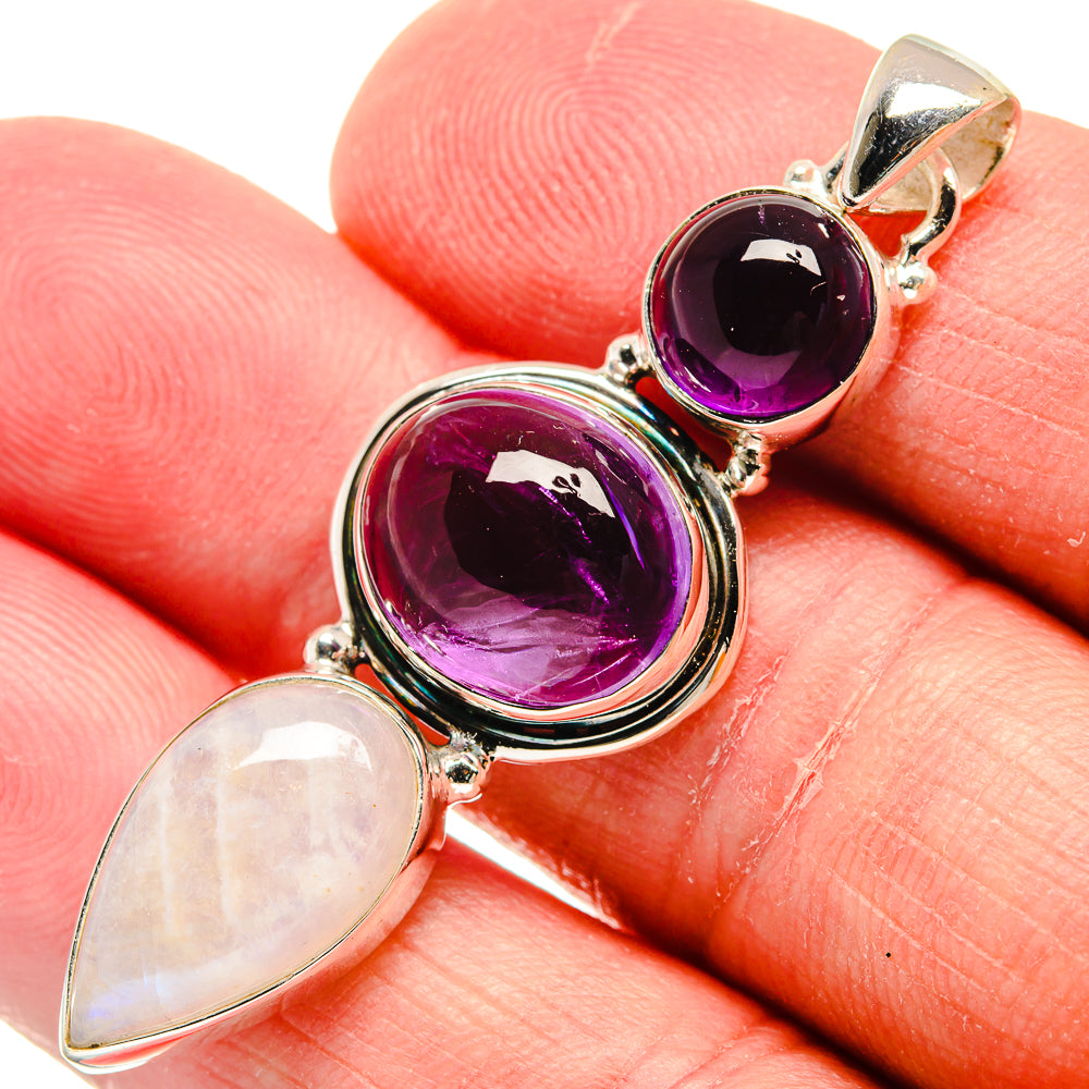 Amethyst Pendants handcrafted by Anasilvercos - PD22171