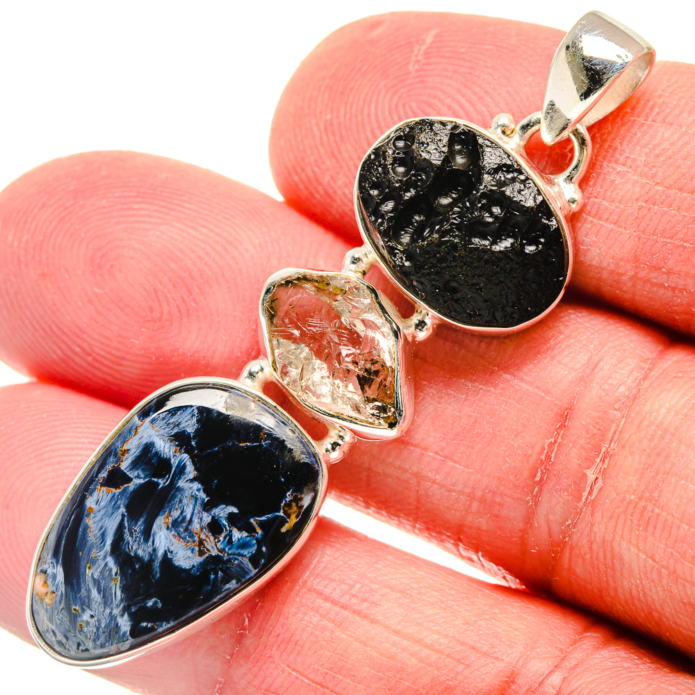 Pietersite Pendants handcrafted by Anasilvercos - PD22193