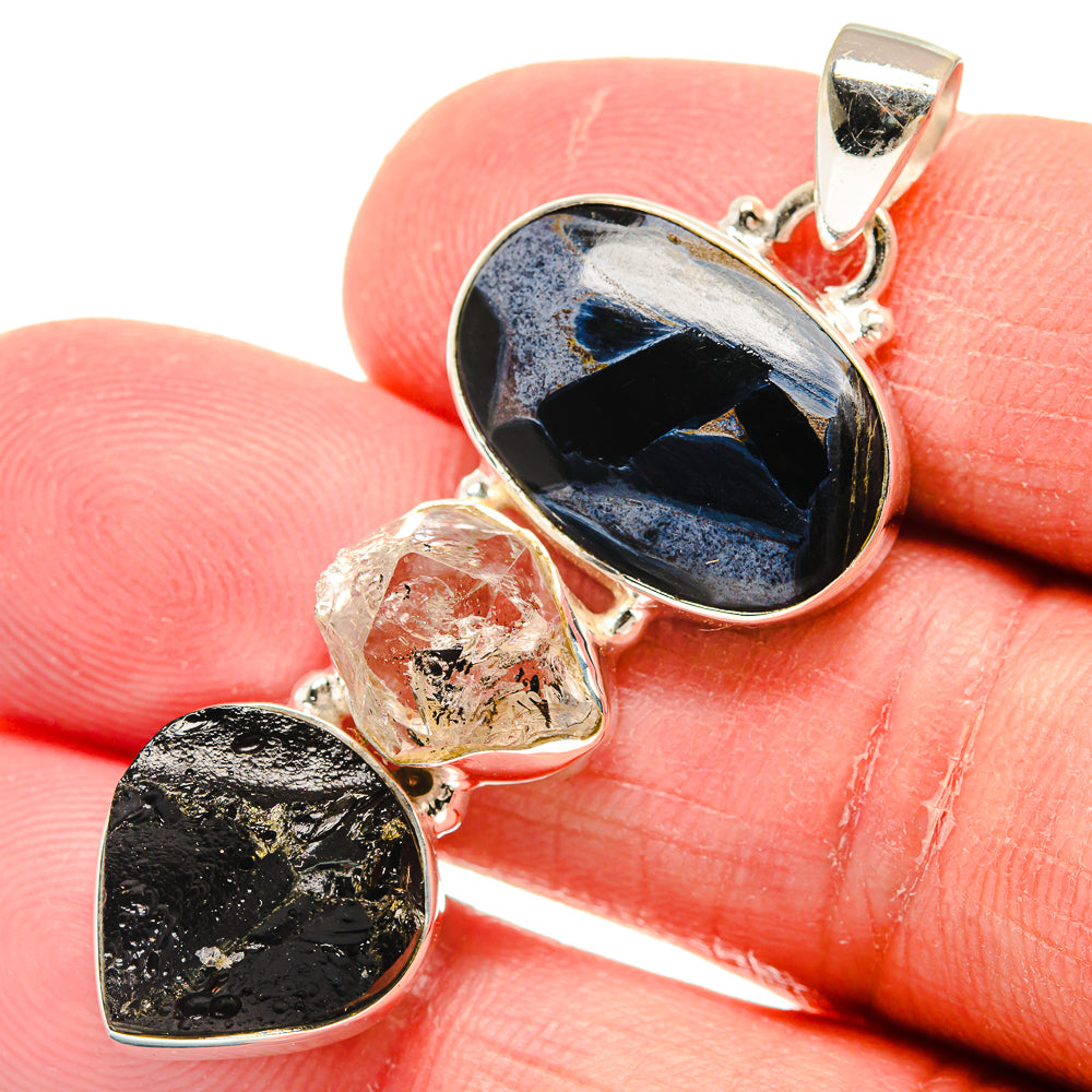 Pietersite Pendants handcrafted by Anasilvercos - PD22198