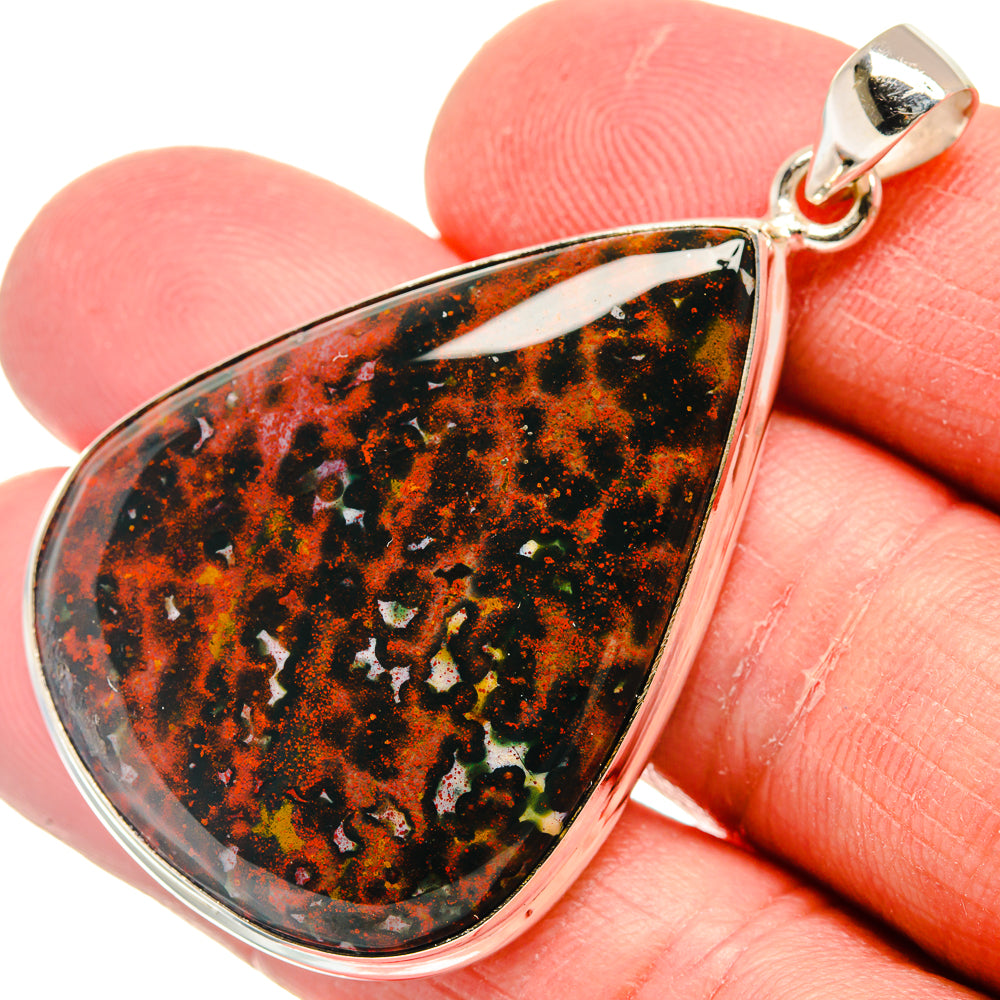 Ocean Jasper Pendants handcrafted by Anasilvercos - PD22199