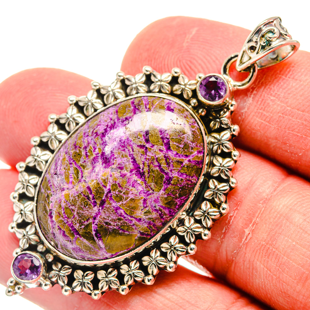 Stichtite Pendants handcrafted by Anasilvercos - PD22215