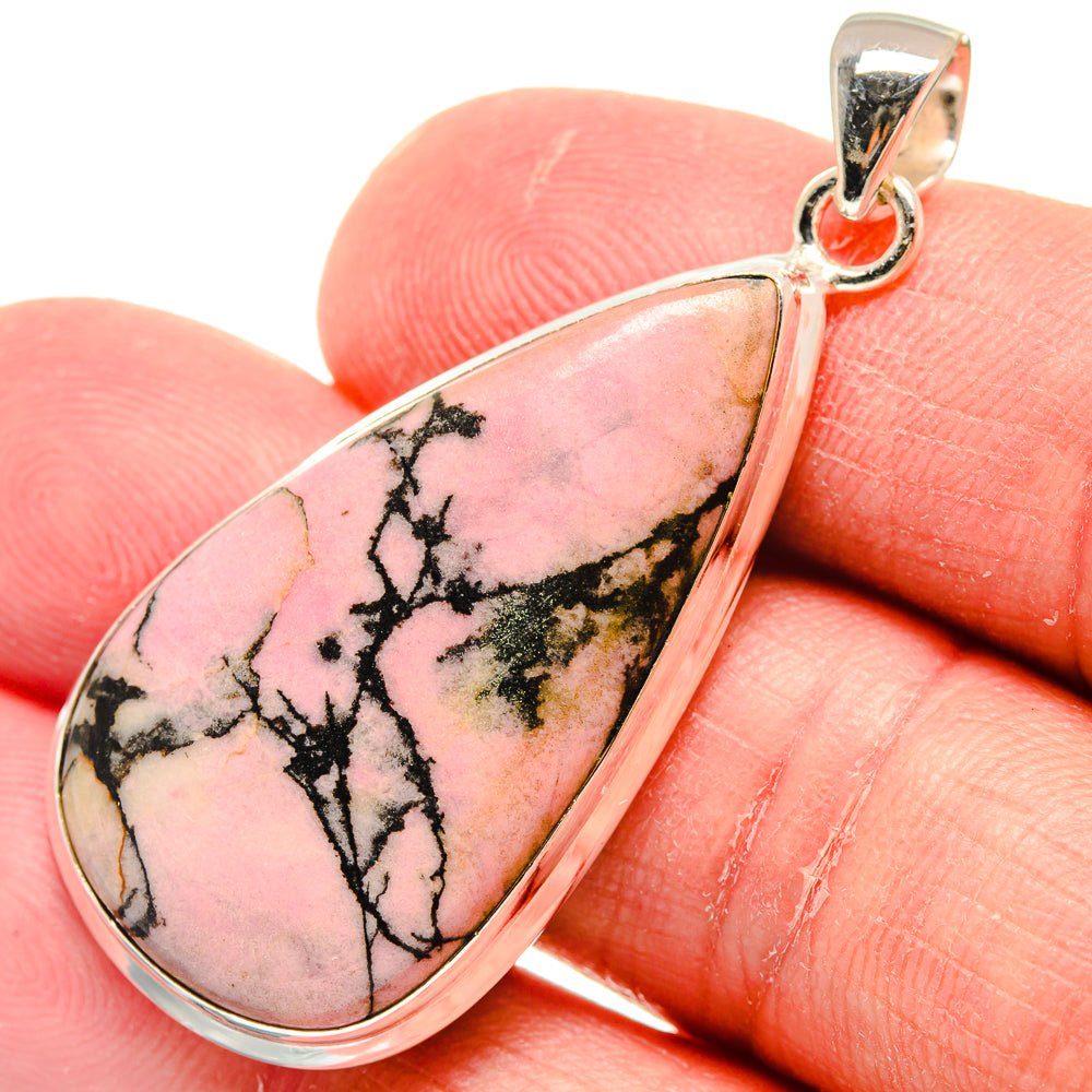 Rhodonite Pendants handcrafted by Anasilvercos - PD22218
