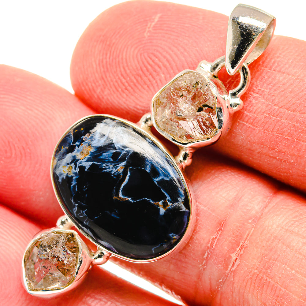 Pietersite Pendants handcrafted by Anasilvercos - PD22227