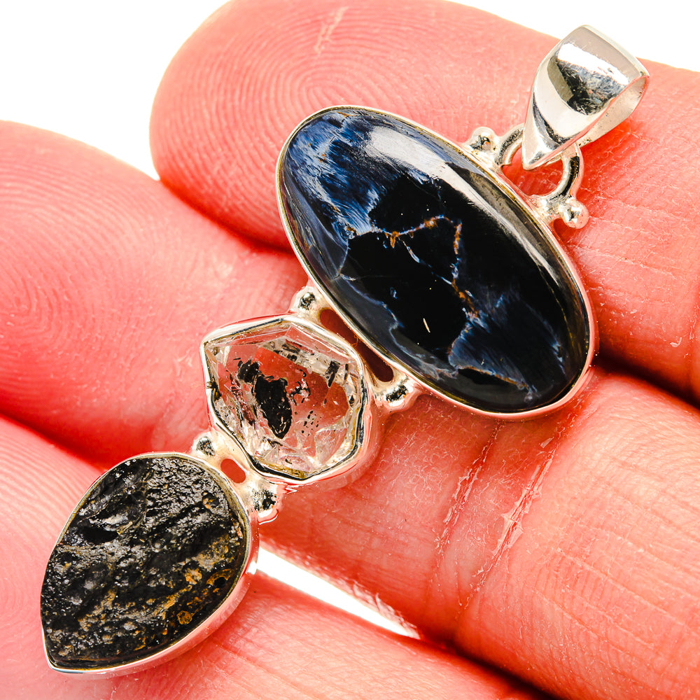 Pietersite Pendants handcrafted by Anasilvercos - PD22229